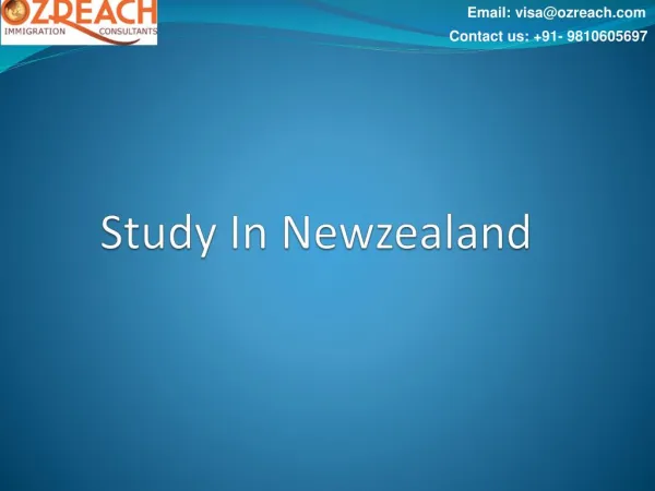 Student visa for New Zealand