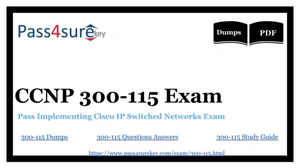 Effective Score In CCNP 300-115 Exam By Learning 300-115 Dumps