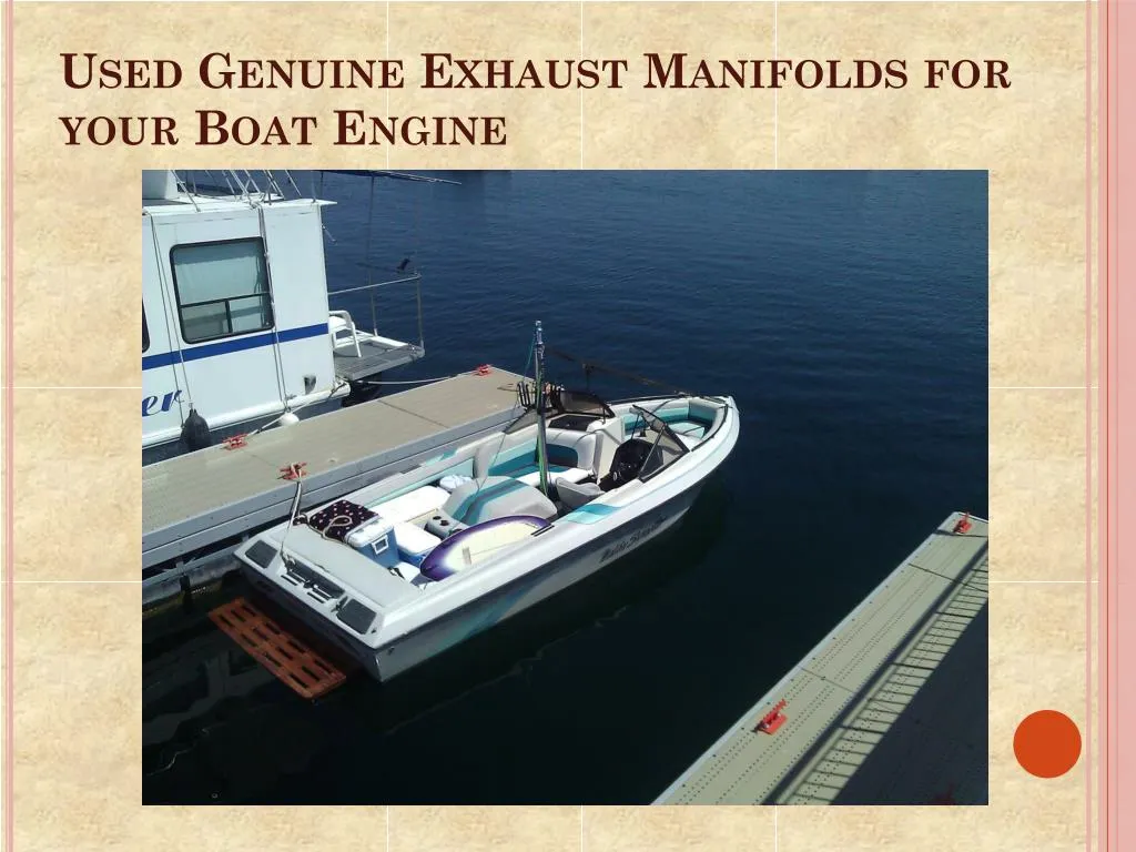 used genuine exhaust manifolds for your boat engine