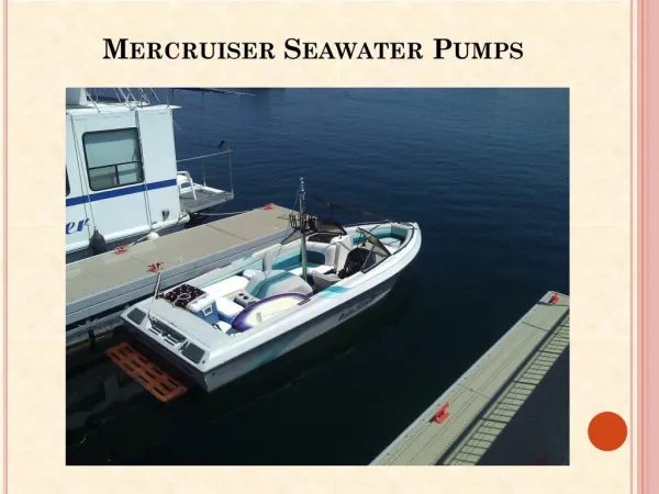 Mercruiser Seawater Pumps
