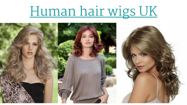 Human Hair Wigs UK