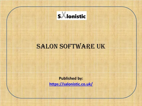 Salon Software UK
