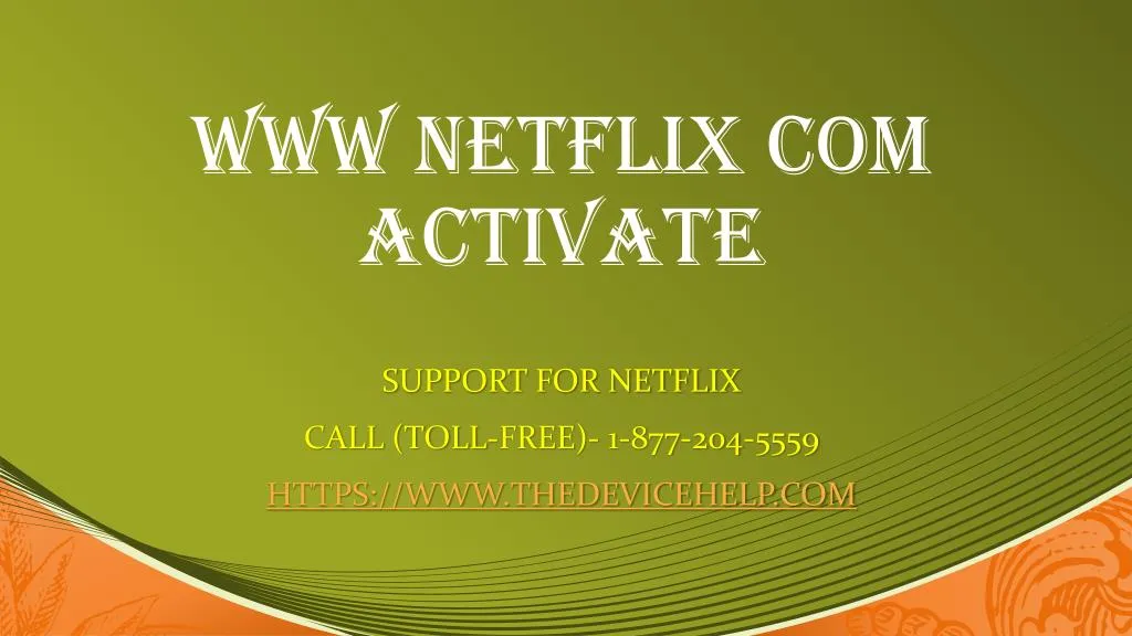 www netflix com activate