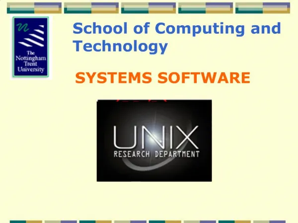 School of Computing and Technology