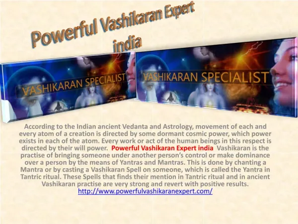 Powerful Vashikaran Expert india