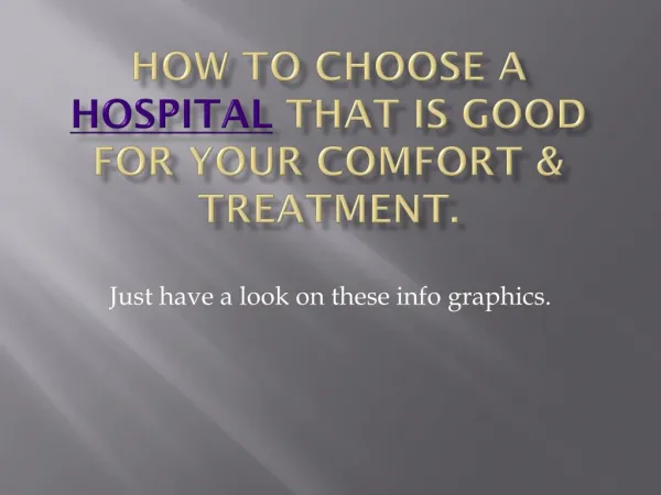 Hospital selection guide by Aakash hospital