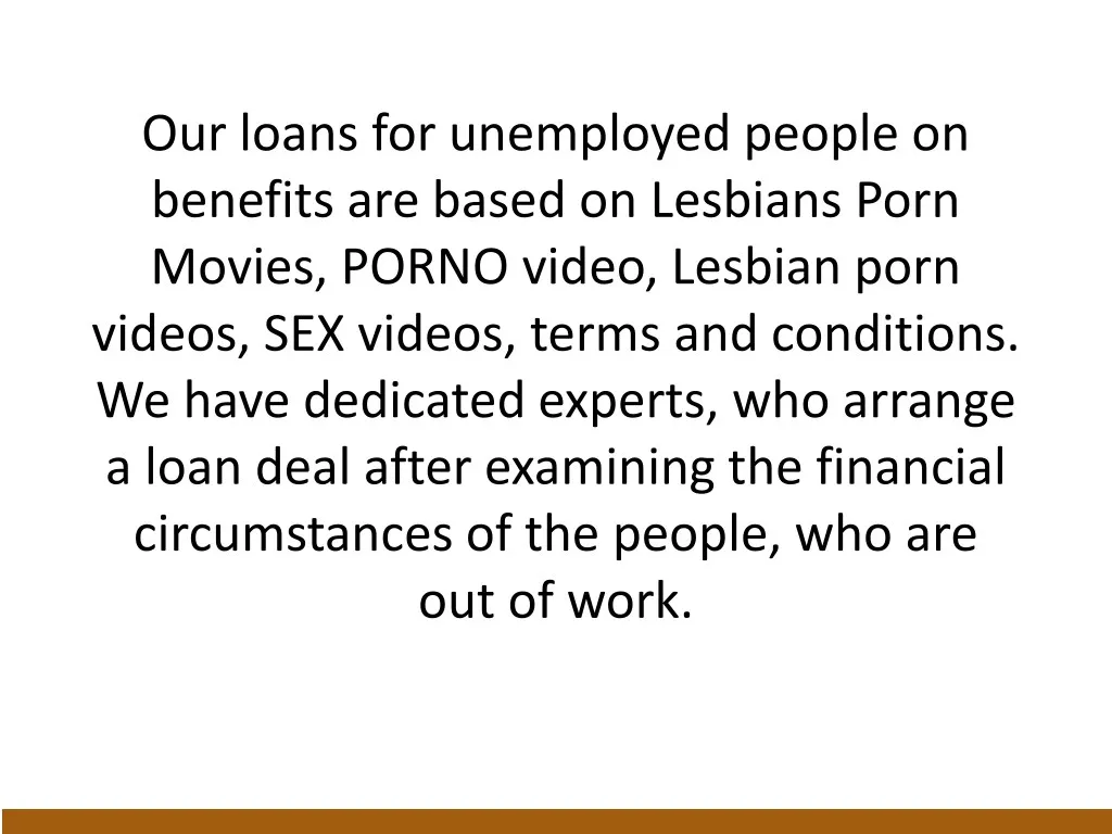 our loans for unemployed people on benefits
