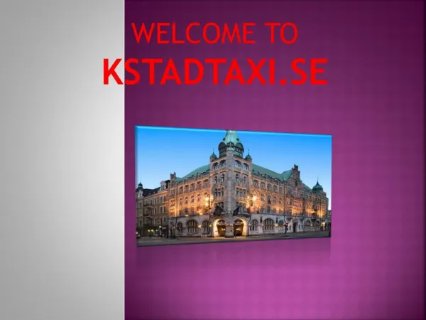 Billig Taxi | Taxi I Kristianstad| Taxi Kristianstad Flygplats | City Taxi