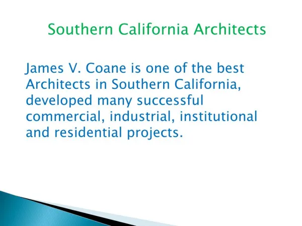 Southern California Architects