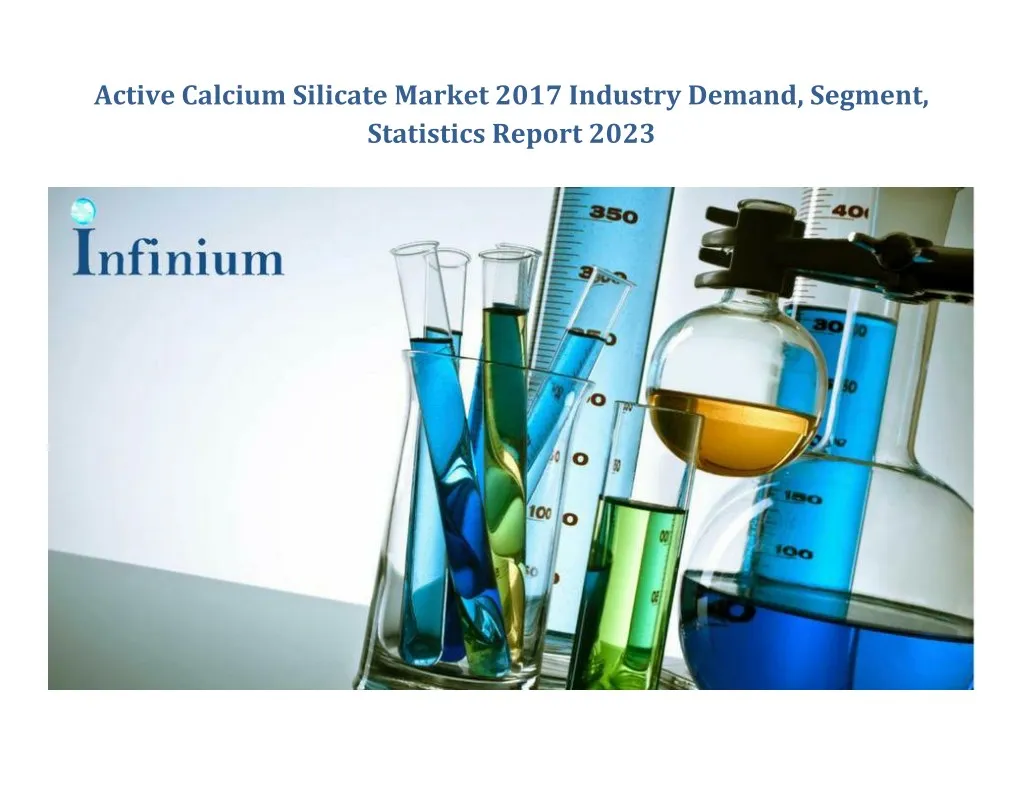 active calcium silicate market 2017 industry