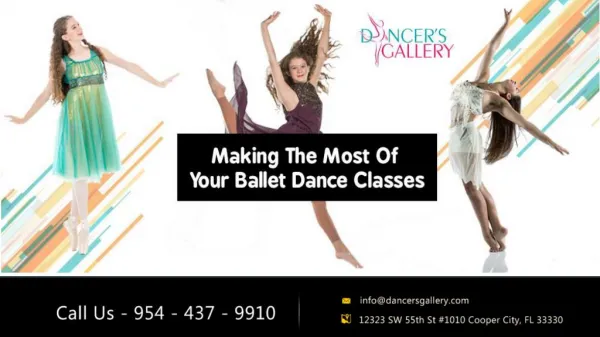 Making the most of your ballet dance classes