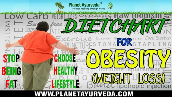 Diet Chart For Weight Loss ( Obesity )