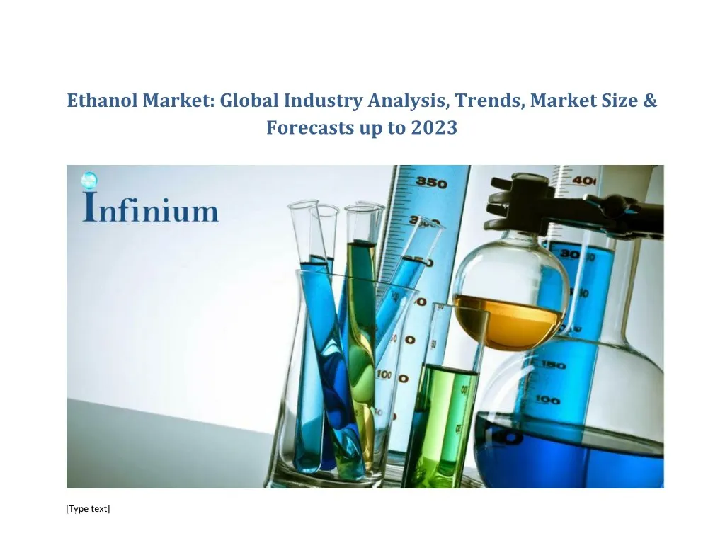 ethanol market global industry analysis trends