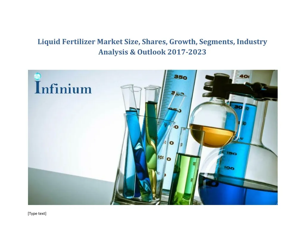 liquid fertilizer market size shares growth