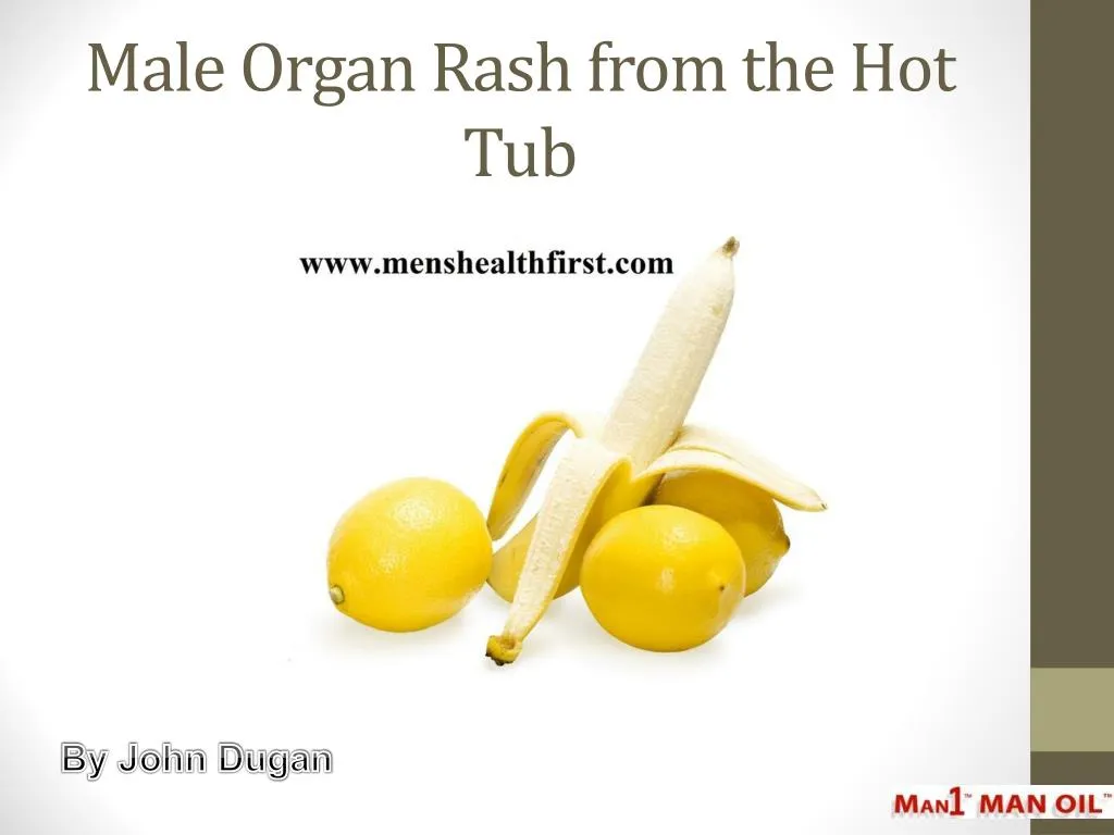 male organ rash from the hot tub