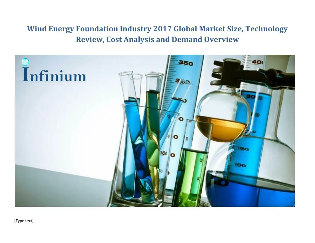 wind energy foundation industry 2017 global