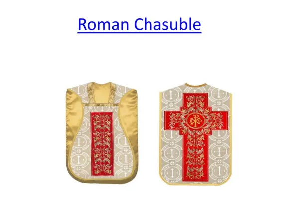 Roman chasuble - PSG Vestments