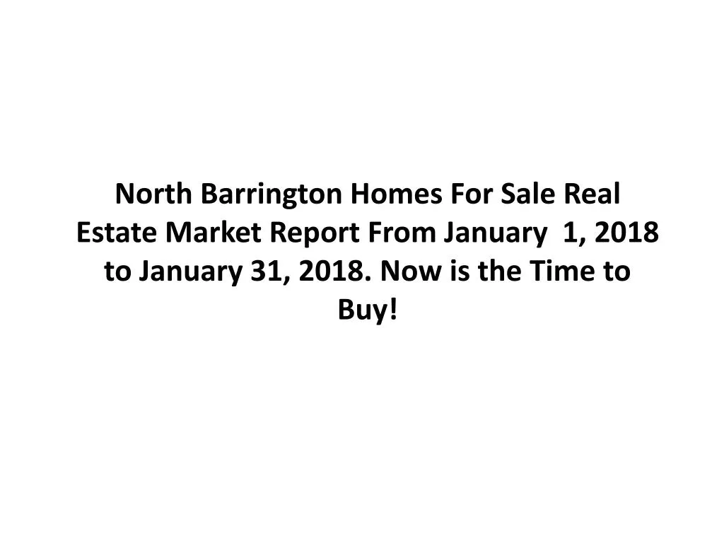 north barrington homes for sale real estate