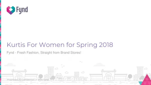 Kurtis For Women for Spring 2018