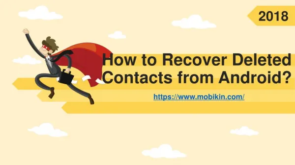 How to Recover Deleted Contacts from Android?