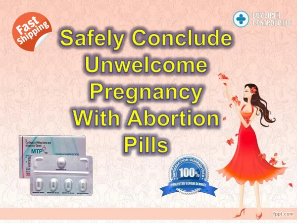 Stop Crying Over Accidental Pregnancy With Abortion Pills