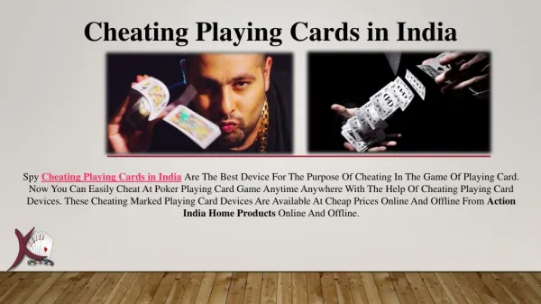 Buy Cheating Playing Cards in India