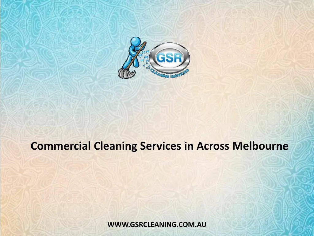 commercial cleaning services in across melbourne