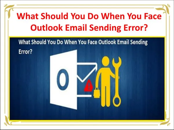 What Should You Do When You Face Outlook Email Sending Error?