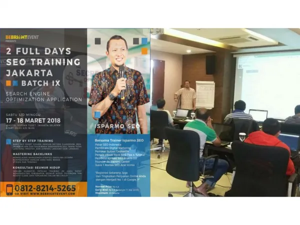 0812-8214-5265 [TSEL] | Kursus SEO Pemula Jakarta, Kursus Search Engine Optimization di Jakarta