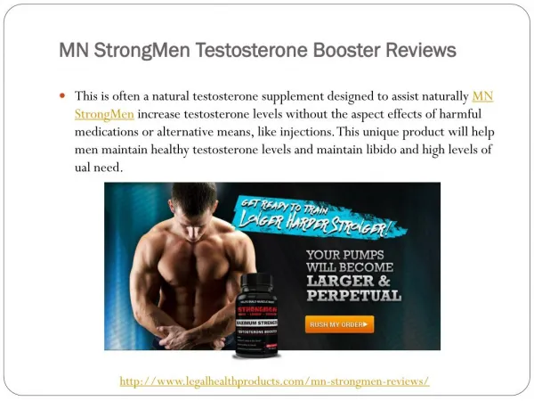 MN StrongMen Testosterone Booster Reviews, Cost, Price and Free Trial