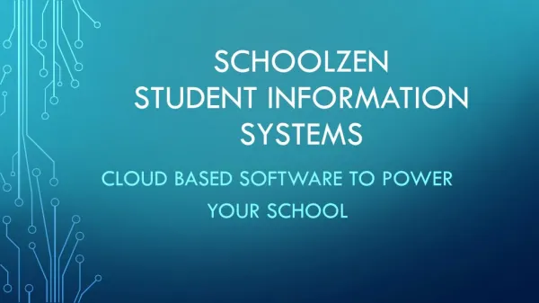 Schoolzen - Student Information Systems
