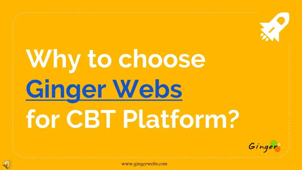 why to choose ginger webs for cbt platform