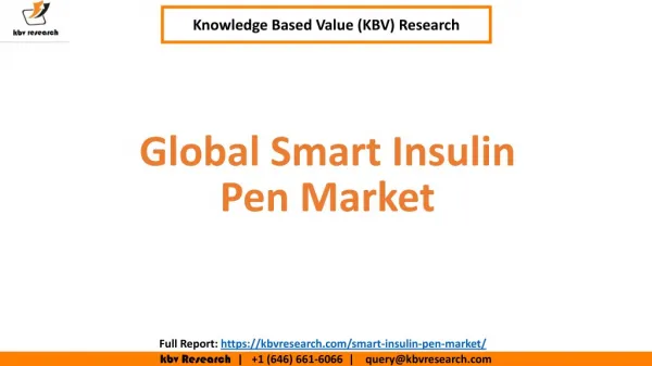 Smart Insulin Pen Market Size And Share