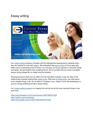Importance of custom Essay - slide 1