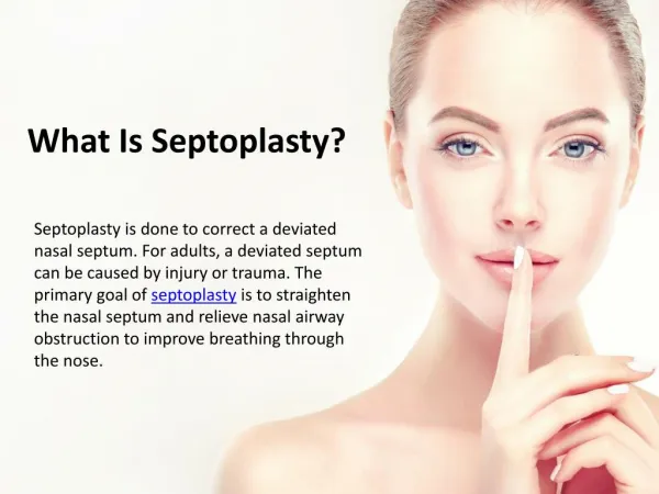 What is Septoplasty?