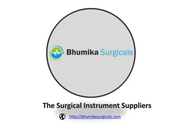 Buy Surgical Instruments | Bhumika Surgicals