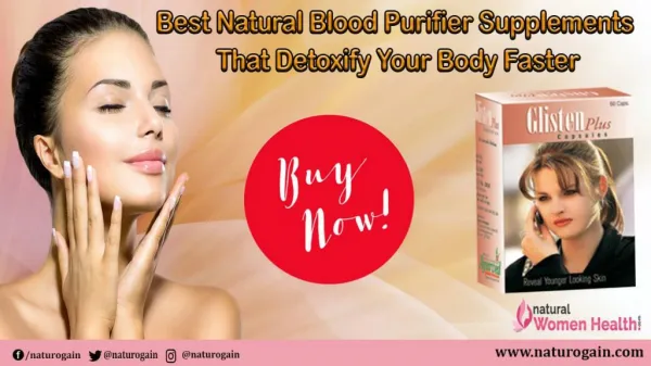 Best Natural Blood Purifier Supplements that Detoxify your Body Faster