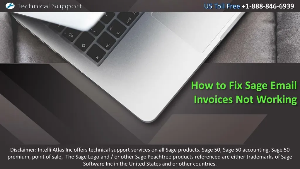 how to fix sage email invoices not working