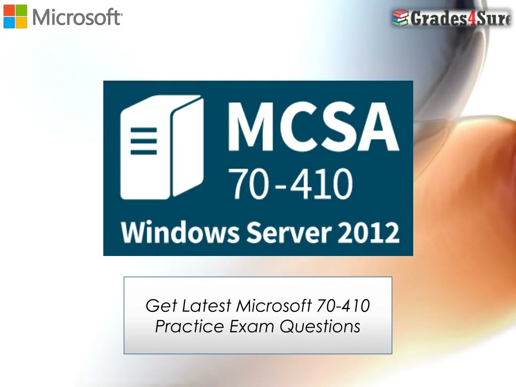get latest microsoft 70 410 practice exam