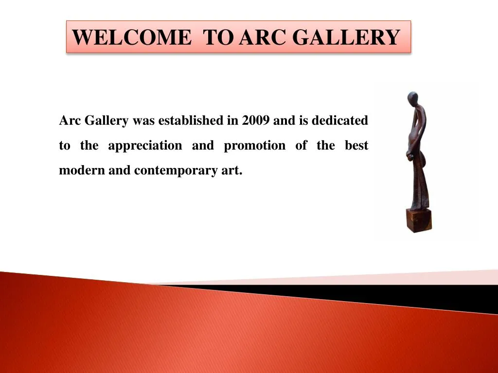 welcome to arc gallery
