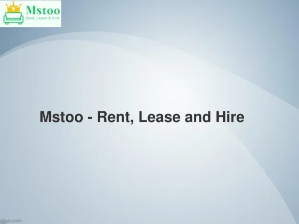 contract hire and leasing with mstoo