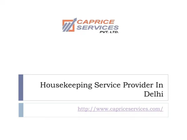 Housekeeping Service Provider In Delhi