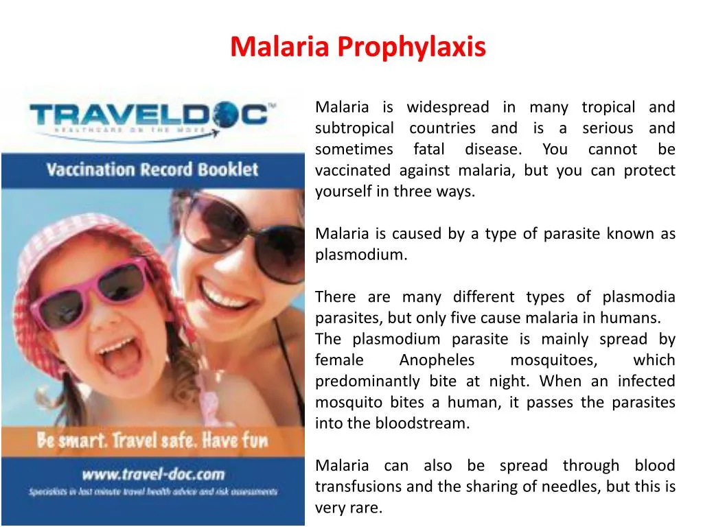 malaria prophylaxis