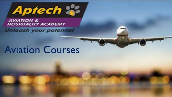 Aptech Malviya Nagar Institute Offering Aviation Training in Delhi