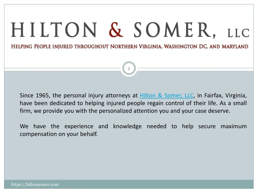 since 1965 the personal injury attorneys