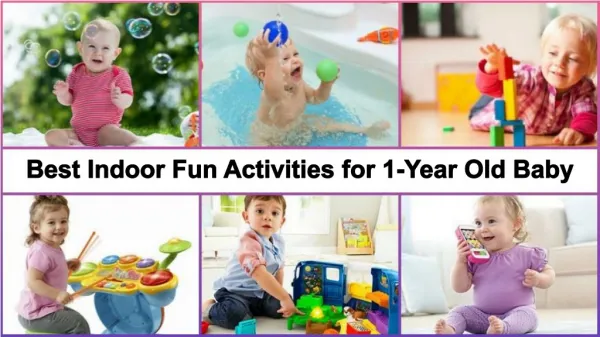 Engaging Activities for 1 Year Olds | Baby Indoor Activities