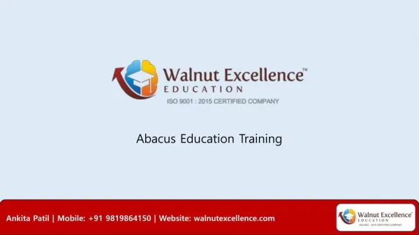 Abacus India - Walnut education