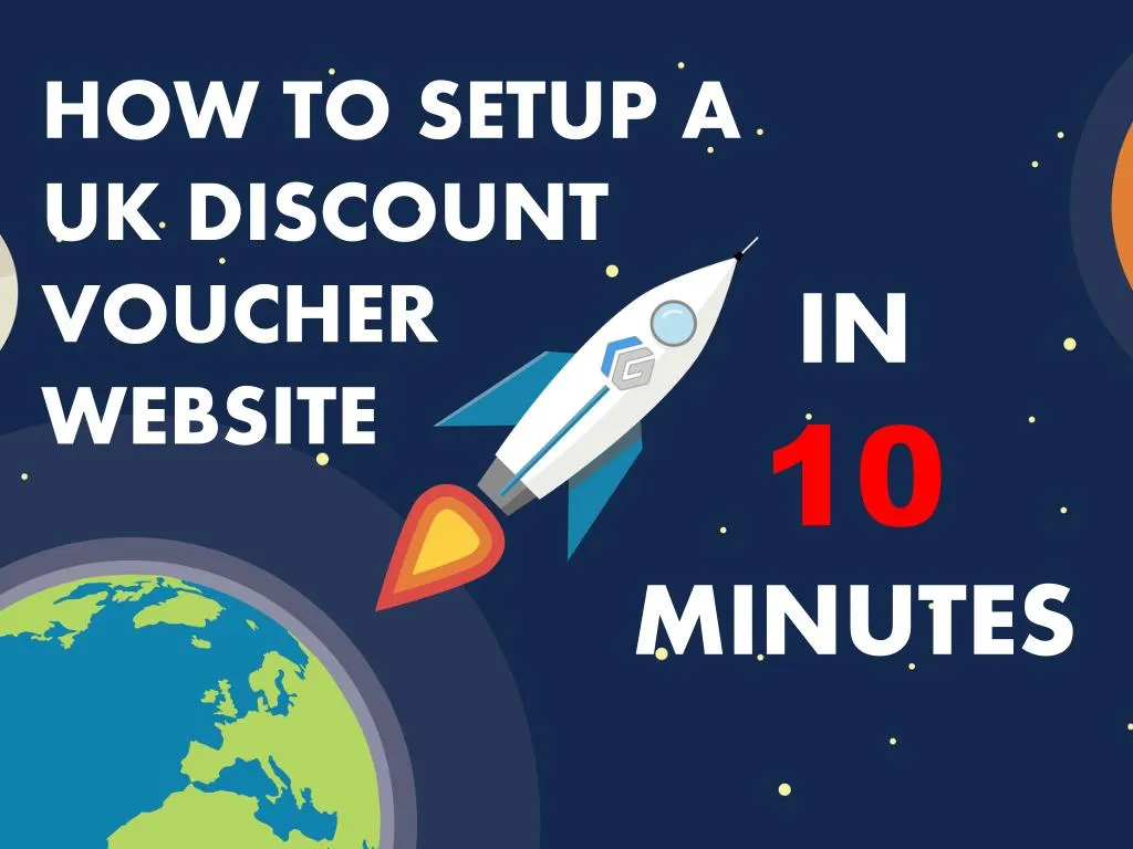 how to setup a uk discount voucher website