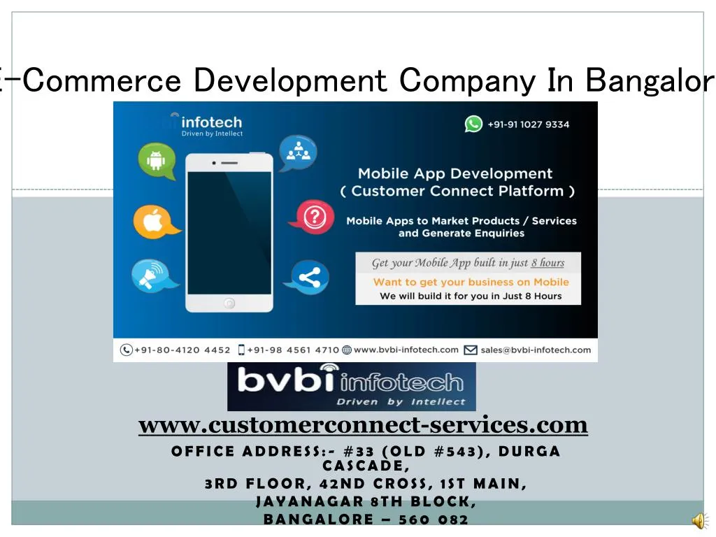 e commerce development company in bangalore