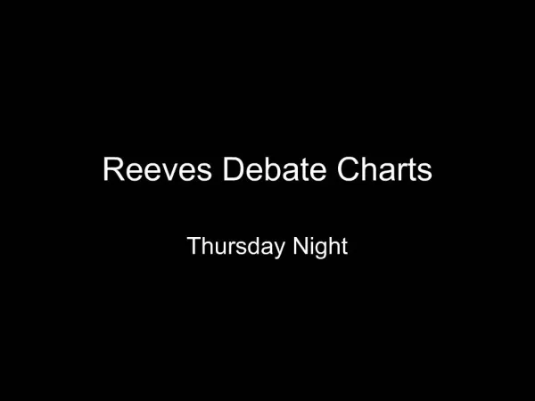 Reeves Debate Charts